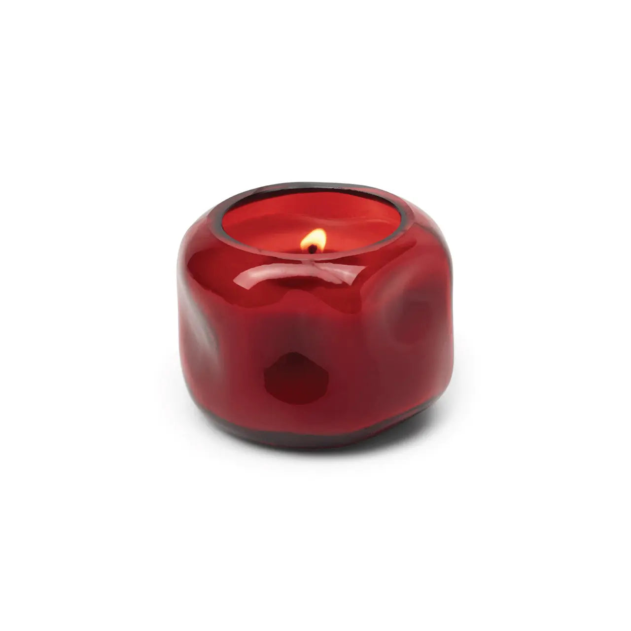 Basalt Organic Shape Tinted Glass Candle (5oz)