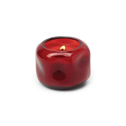 Basalt Organic Shape Tinted Glass Candle (5oz)
