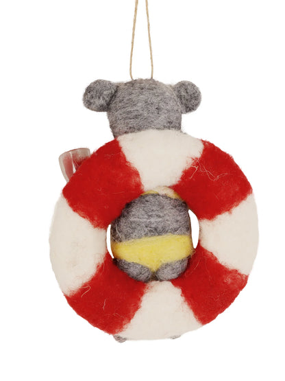 La La Land Felt Ornament Wine and Chill Koala