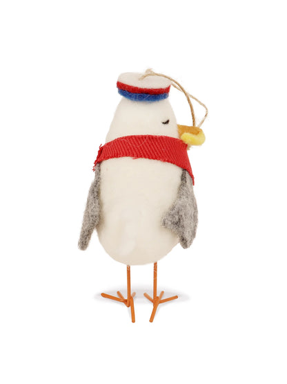 La La Land Felt Ornament Chippy Seagull