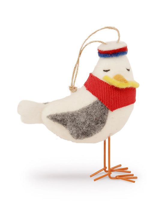La La Land Felt Ornament Chippy Seagull