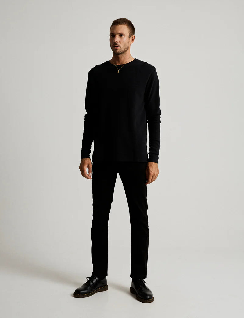 Mr Simple Smith Long Sleeve Waffle