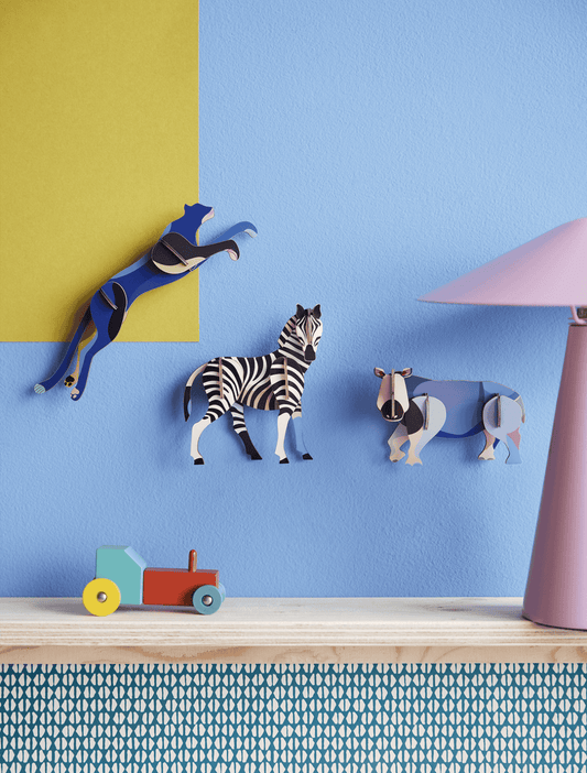 Studio Roof Wall Art Jungle Animals: Zebra