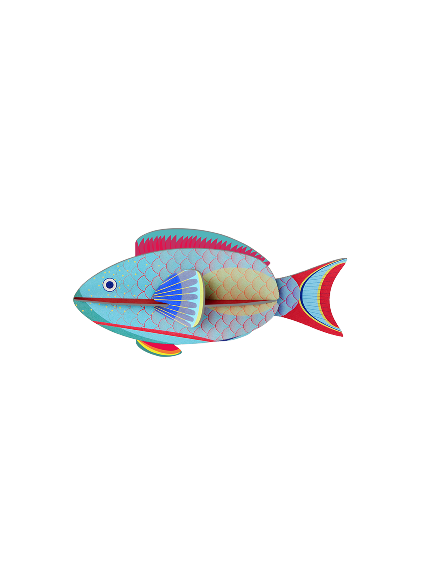 Studio Roof Wall Art Sea Creatures: Parrot Fish