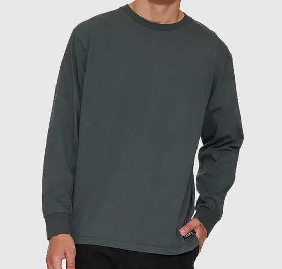 Thrills Military Oversize Long Sleeve Tee
