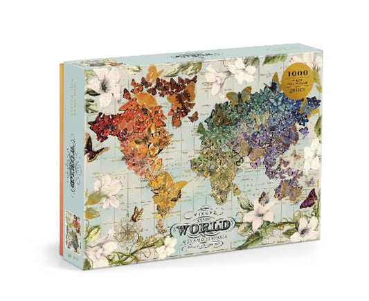 Wendy Gold Winged Metamorphosis Foil Puzzle 1000pc