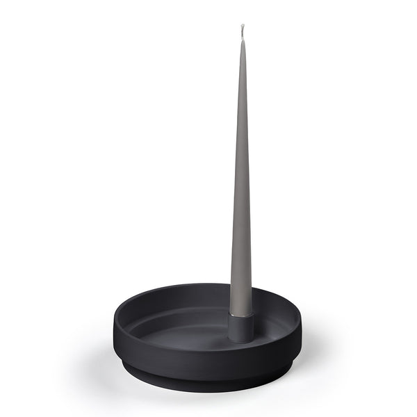 Aery Orbital Step Ceramic Candle Holder