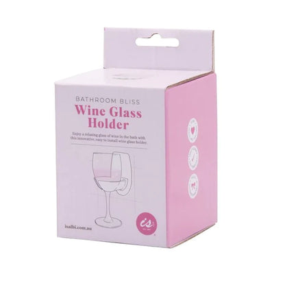 Bathroom Bliss Wine Glass Holder