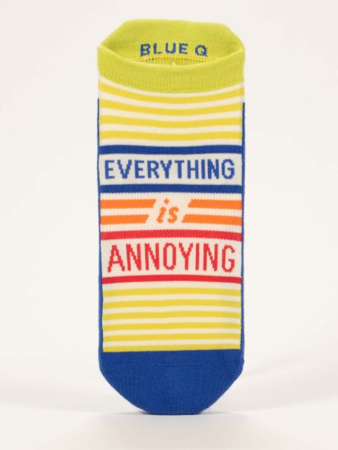 Blue Q Sneaker Socks