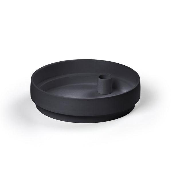 Aery Orbital Step Ceramic Candle Holder