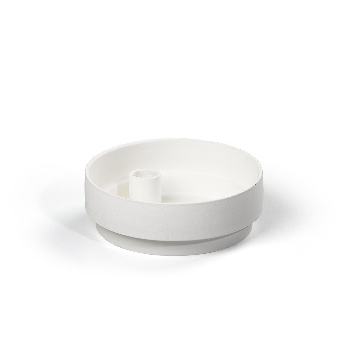 Aery Orbital Step Ceramic Candle Holder