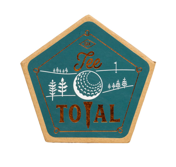 Gentlemen’s Hardware Tee Total Golf Coasters (Set Of 4)