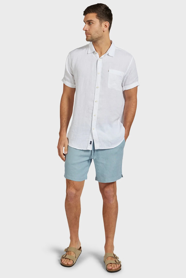 Academy riviera linen shorts urban Depot Blue