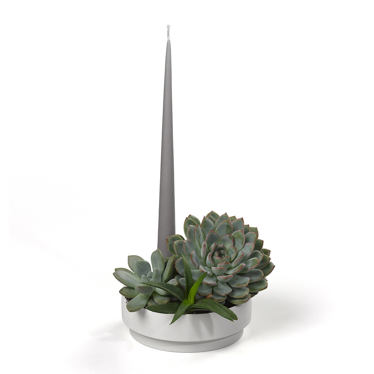 Aery Orbital Step Ceramic Candle Holder