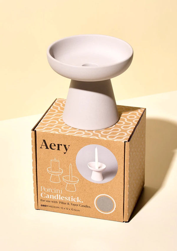 Aery Porcini Candle Holder Medium